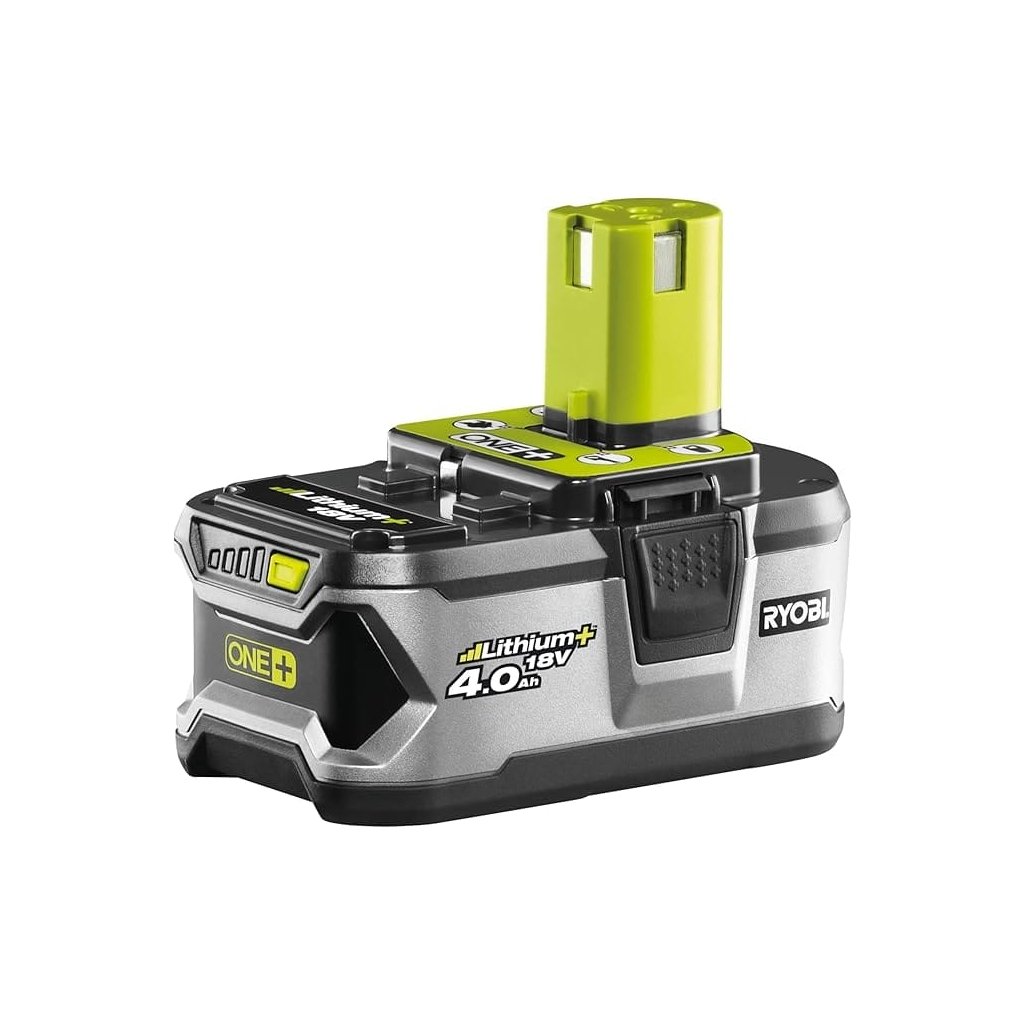 Batterie et chargeur de la marque RYOBI - Coloris gris et vert