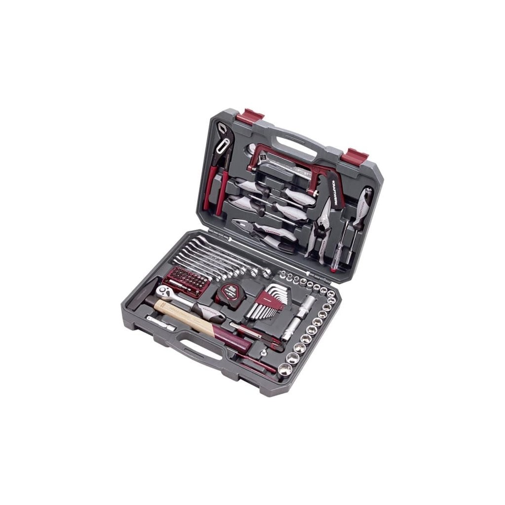 Caisse à Outils de base de la marque Kraftwerk - Coloris gris et bordeaux