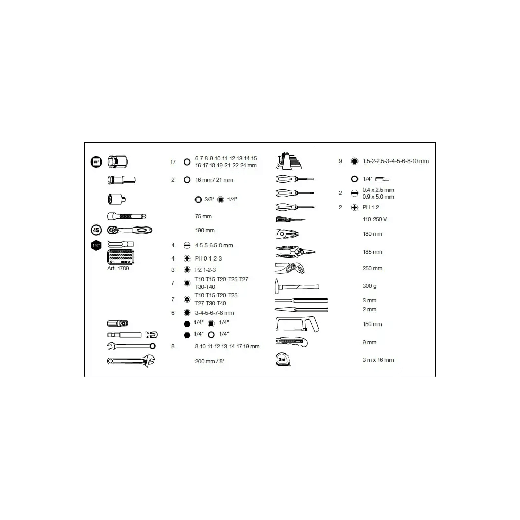 Caisse à Outils de base de la marque Kraftwerk - Coloris gris et bordeaux