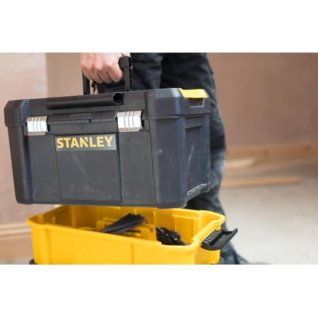 Caisse a outils 3 en 1 de la marque Stanley - Coloris noir et jaune