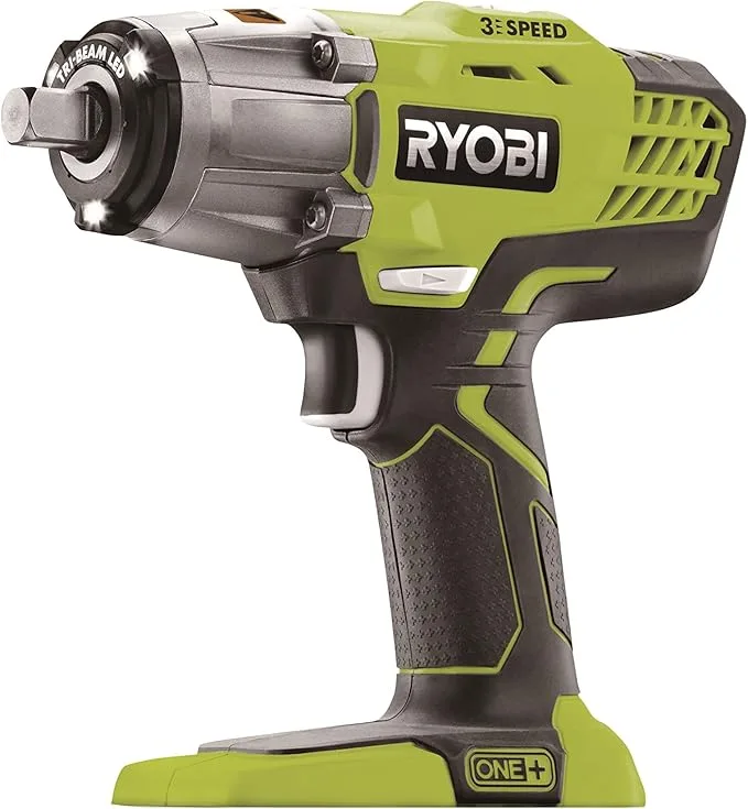 Clé à choc 18 Volts de la marque RYOBI - Coloris Vert