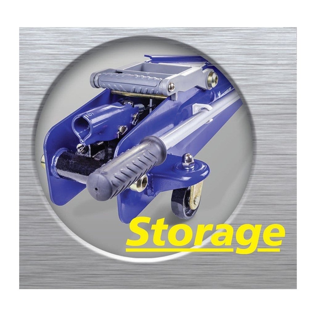 Cric hydraulique de la marque michelin - Coloris Bleu