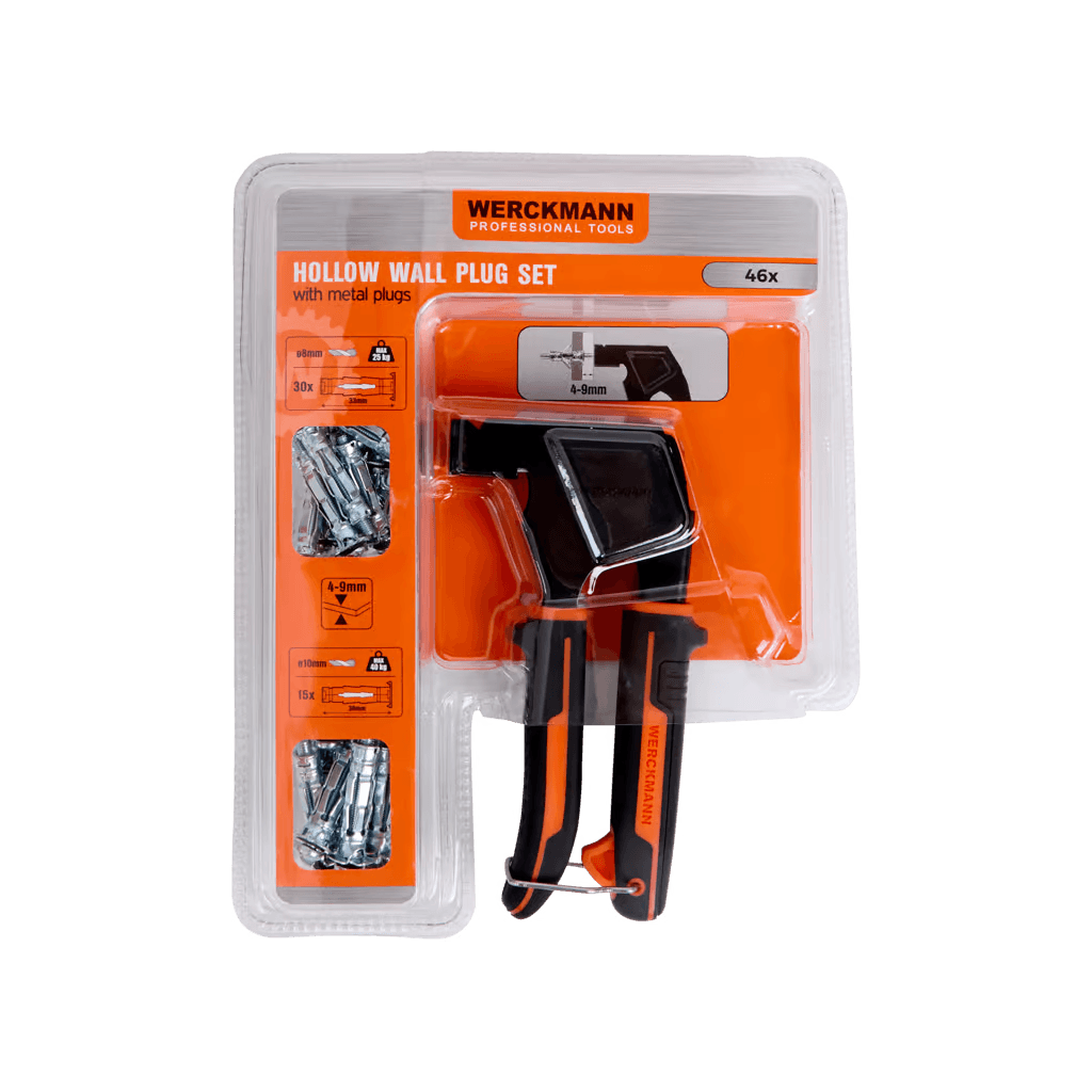 Pince à cheville Molly de la marque Werckmann - Coloris noir et orange