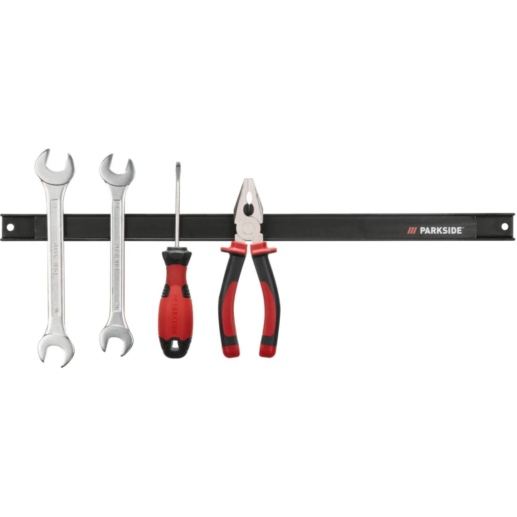 Barres aimantées porte-outils de la marque Parkside -Coloris Noir