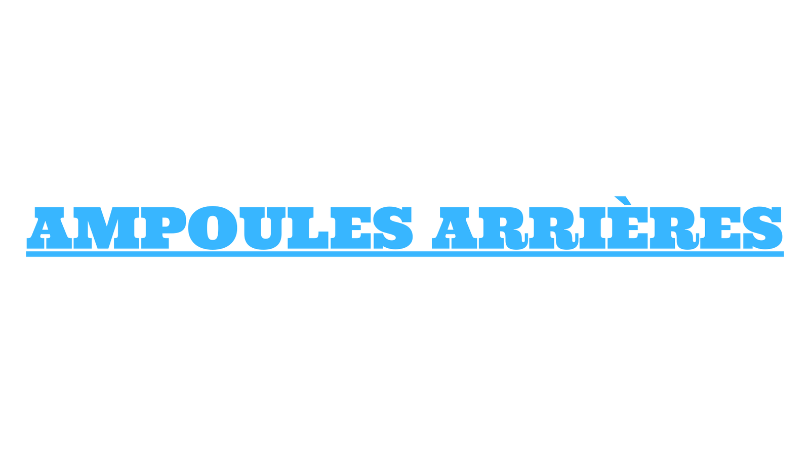 AMPOULES ARRIÈRES