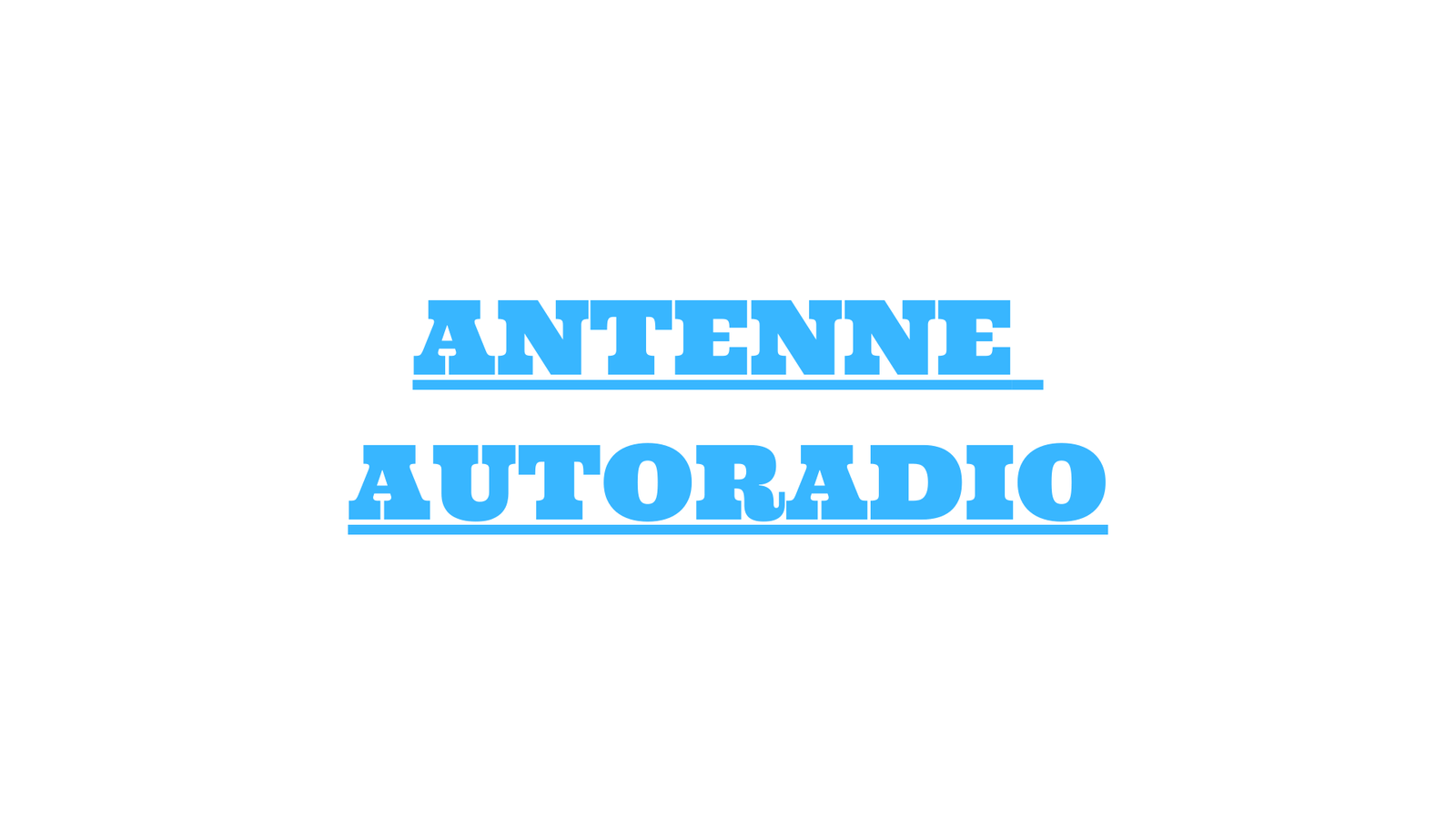 ANTENNE AUTORADIO