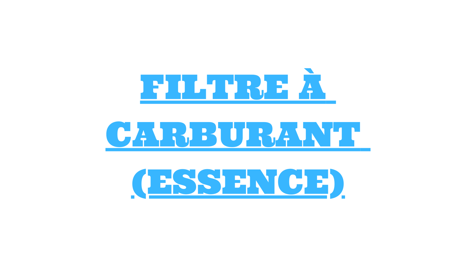 filtre à essence